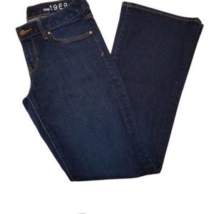 Gap 1969 Perfect Boot Jeans Dark Wash 27 Short